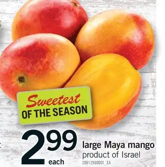 Fortinos LARGE MAYA MANGO offer