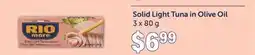 Fortinos SOLID LIGHT TUNA IN OLIVE OIL, 3 X 80 G offer