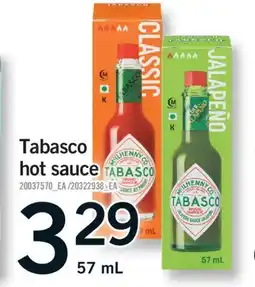 Fortinos TABASCO HOT SAUCE, 57 mL offer