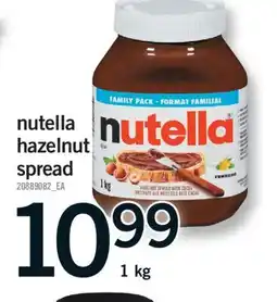 Fortinos NUTELLA HAZELNUT SPREAD, 1 KG offer