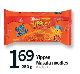 Fortinos YIPPEE MASALA NOODLES, 280 g offer