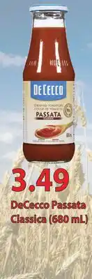 Fortinos DECECCO PASSATA CLASSICA, (680 ML) offer