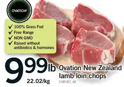 Fortinos OVATION NEW ZEALAND LAMB LOIN CHOPS offer