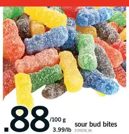 Fortinos SOUR BUD BITES offer