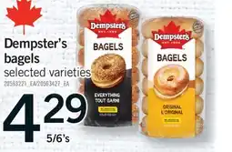 Fortinos DEMPSTER'S BAGELS, 5/6's offer