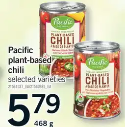 Fortinos PACIFIC PLANT-BASED CHILI, 468 g offer