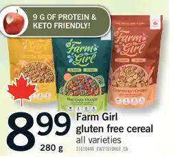 Fortinos FARM GIRL GLUTEN FREE CEREAL, 280g offer