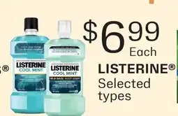 Fortinos LISTERINE offer