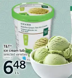 Fortinos T & T ICE CREAM TUB, 1L offer