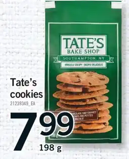 Fortinos TATE'S COOKIES, 198 g offer