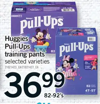 Fortinos HUGGIES PULL-UPS TRAINING PANTS, 82-92'S offer