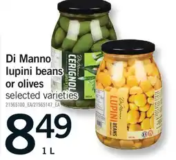 Fortinos DI MANNO LUPINI BEANS OR OLIVES, 1 L offer