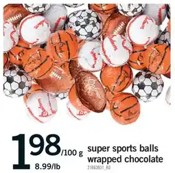 Fortinos SUPER SPORTS BALLS WRAPPED CHOCOLATE offer
