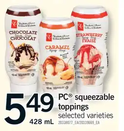 Fortinos PC SQUEEZABLE SQUEEZABLE, 428 mL offer