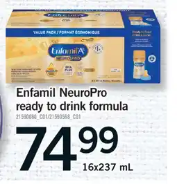 Fortinos ENFAMIL NEUROPRO READY TO DRINK FORMULA, 16x237 mL offer