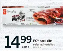 Fortinos PC BACK RIBS, 680g offer