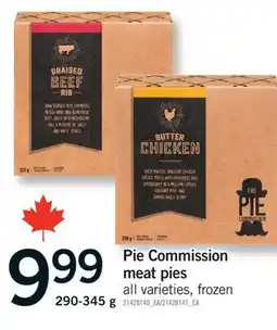 Fortinos PIE COMMISSION MEAT PIES, 290-345 g offer