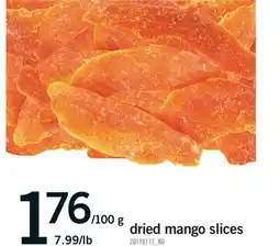 Fortinos DRIED MANGO SLICES offer