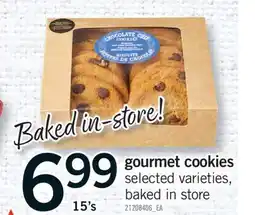 Fortinos GOURMET COOKIES, 15'S offer