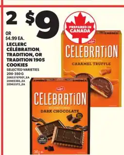 Loblaws LECLERC CÉLÉBRATION TRADITION, OR TRADITION 1905 COOKIES, 200-350 G offer