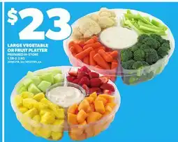 Loblaws LARGE VEGETABLE OR FRUIT PLATTER, 1.58-2.2 KG offer