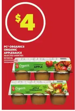 Loblaws PC ORGANICS ORGANIC, 6X100 ML offer