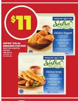 Loblaws SUFRA HALAL BREADED CHICKEN, 568-840 G offer