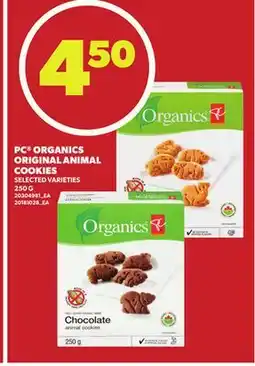 Loblaws PC ORGANICS ORIGINAL ANIMAL, 250 G offer
