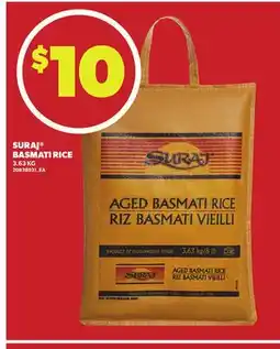Loblaws SURAJ BASMATI RICE, 3.63 KG offer