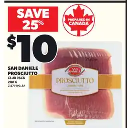Loblaws SAN DANIELE PROSCIUTTO, 200G offer