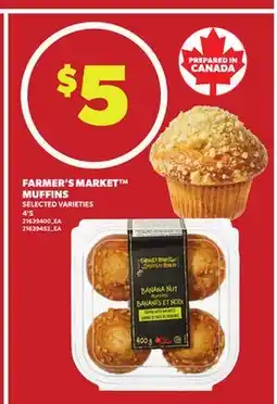 Loblaws FARMER'S MARKET MUFFINS, 4'S offer