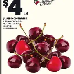 Loblaws JUMBO CHERRIES offer