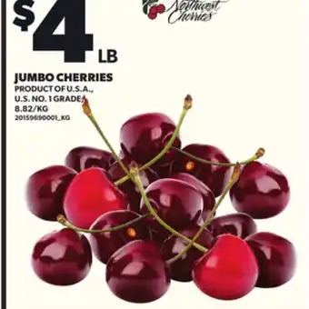 Loblaws JUMBO CHERRIES offer
