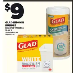 Loblaws GLAD INDOOR BUNDLE, 12-48'S offer