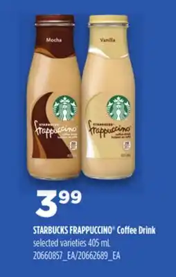 Loblaws STARBUCKS FRAPPUCCINO COFFEE DRINK, 405 mL offer