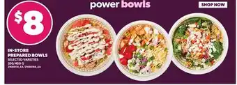 Loblaws IN-STORE PREPARED BOWLS, 350/400G offer