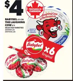 Loblaws BABYBEL, 6'S OR THE LAUGHING COW, 8'S offer
