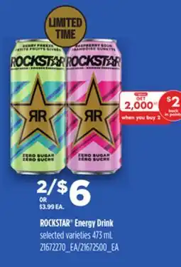 Loblaws ROCKSTAR ENERGY DRINK, 473 mL offer