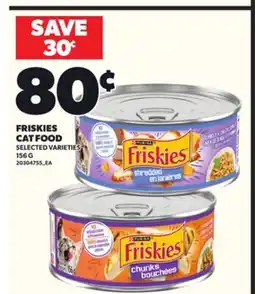 Loblaws FRISKIES CAT FOOD, 156 G offer