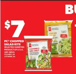 Loblaws PC CHOPPED SALAD KITS, 285-369 G offer