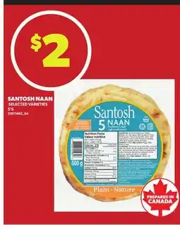 Loblaws SANTOSH NAAN, 5'S offer