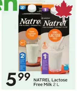 Sobeys NATREL Lactose Free Milk offer