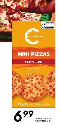 Sobeys COMPLIMENTS Mini Pizzas offer