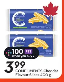 Sobeys COMPLIMENTS Cheddar Flavour Slices offer
