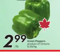 Sobeys Green Peppers offer