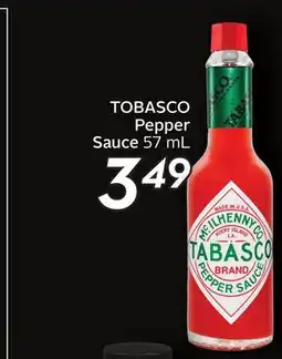 Sobeys TOBASCO Pepper Sauce offer