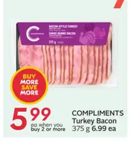 Sobeys COMPLIMENTS Turkey Bacon offer