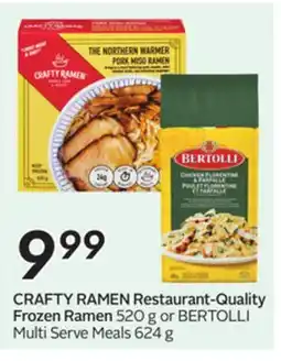Sobeys CRAFTY RAMEN Restaurant-Quality Frozen Ramen offer