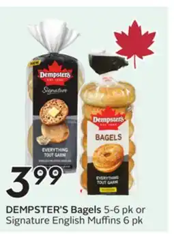 Sobeys DEMPSTER'S Bagels offer