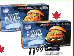 Sobeys TRUE NORTH DELICIOUS Salmon Burger offer